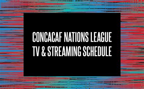 concacaf nations league tv coverage