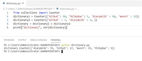 concatenate dataframes in dictionary python