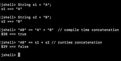 Concatenate String Literal Java