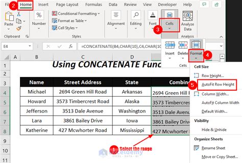Concatenate Strings With New Line Excel
