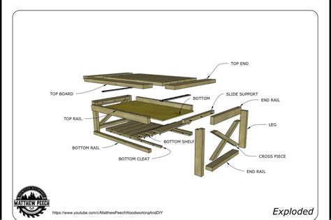 Concealed Coffee Table Plans