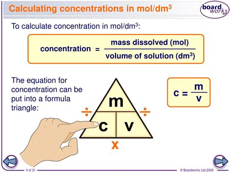concentration calculator chemistry with moles