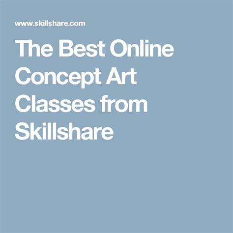 Concept Art Classes Online