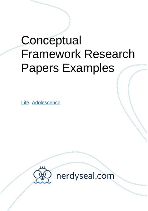 conceptual framework in research paper example