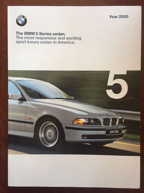 2000 Bmw 5 Series Brochure