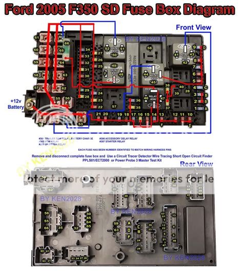 2005 Ford F350 Fuse Relay Panel Diagram