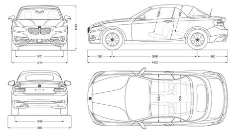 Bmw 2 Series Cabriolet Dimensions