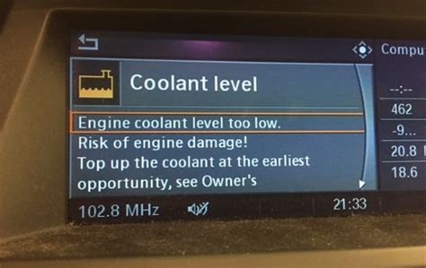 Bmw 340i Low Coolant Warning