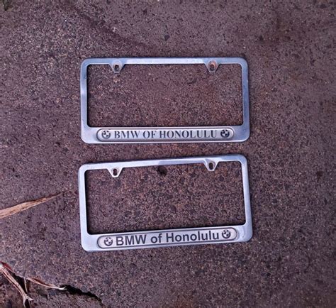 Bmw Honolulu License Plate Frame