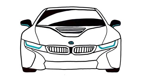 Bmw I8 Drawing