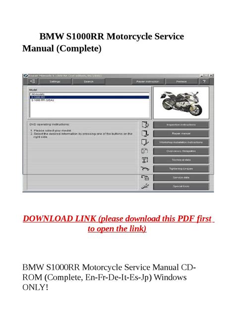 Bmw Motorcycle Owners Manual