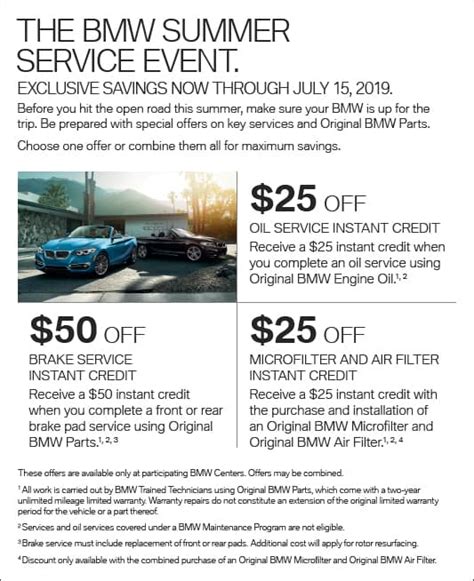 Bmw North Houston Service Coupons