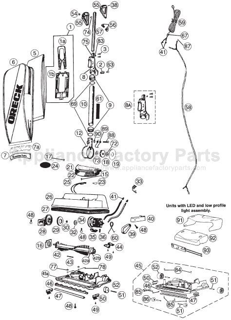 Oreck 3700 Wiring Diagram