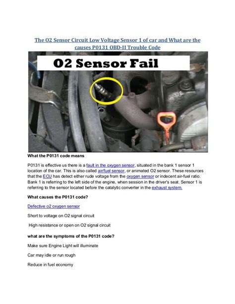 What Causes 02 Sensor Code