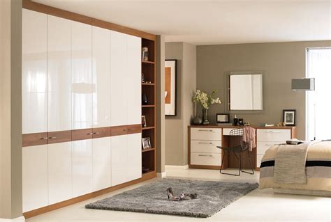 White And Walnut Bedroom Furniture