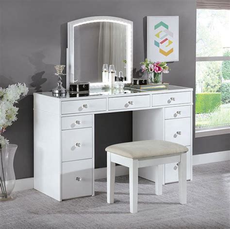 White Vanity Bedroom Furniture