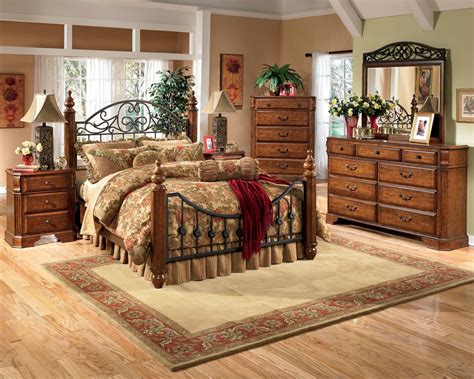 Wood And Wrought Iron Bedroom Furniture