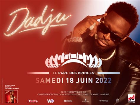 concert dadju parc des princes 2023