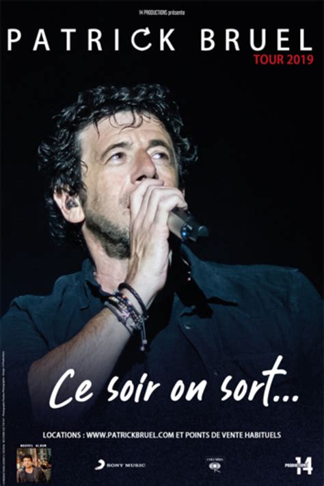 concert patrick bruel 2019 bordeaux