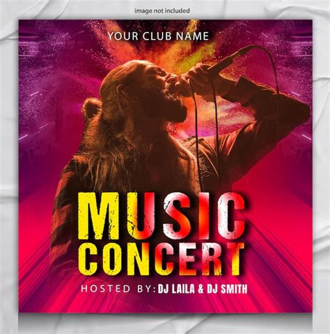Concert Poster Template Psd