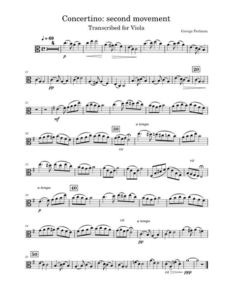concertino george perlman violin pdf