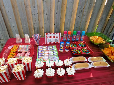 Concession Stand Dessert Ideas