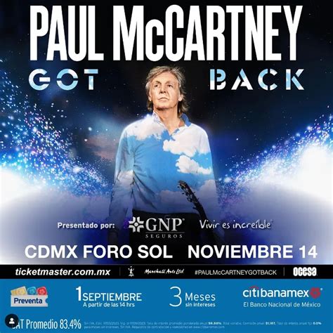 concierto de paul mccartney 2023 en mexico