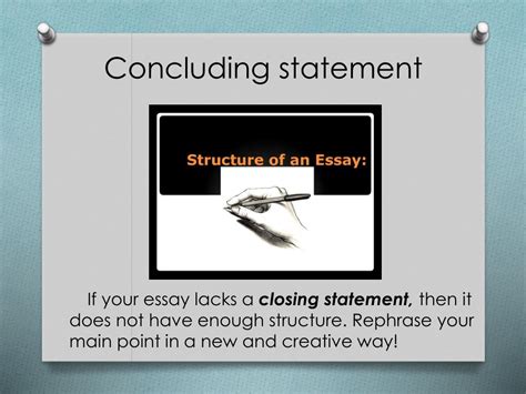 concluding statement for presentation