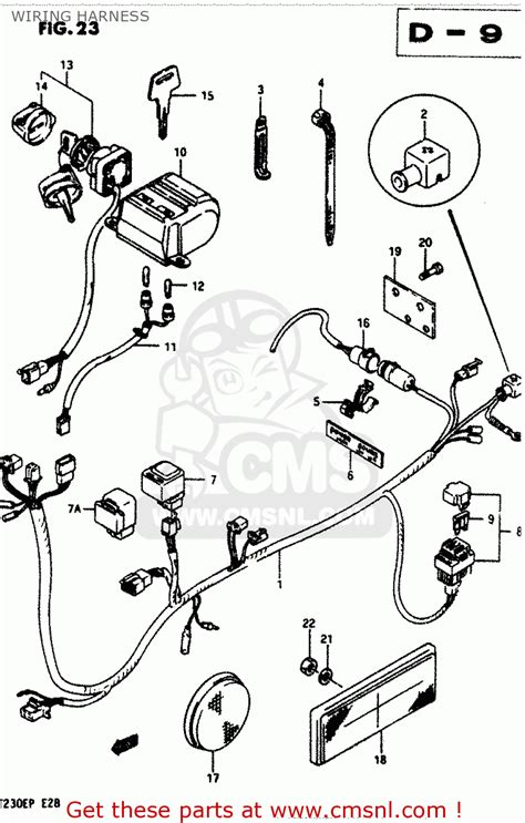 Conclusion: A Journey Through Time<p> </p><h6>Another point of view about 1986 SUZUKI SAMURAI ENGINE WIRING DIAGRAM.</h6><p>In examining the <b>1986 Suzuki Samurai engine wiring diagram</b>, it becomes evident that this artifact holds paramount significance in the understanding of automotive technology during its era. The diagram, like a technical Rosetta Stone, deciphers the intricate language of the vehicle's electrical system, providing a comprehensive overview of its internal workings. From an academic standpoint, several key observations and perspectives emerge:</p>
<ol>
  <li><p><b>Integration of Traditional and Electronic Components:</b> The wiring diagram illustrates a pivotal juncture in automotive evolution, capturing the moment when traditional mechanical systems began to intertwine with emerging electronic components. This integration is evident in the complex interplay between wires, sensors, switches, and circuits.</p></li>
  <li><p><b>Technological Landscape of the 1980s:</b> Examining the wiring diagram allows us to contextualize the Suzuki Samurai within the technological landscape of the 1980s. It reflects a period characterized by a paradigm shift towards electronic control and precision engineering in the automotive industry.</p></li>
  <li><p><b>Circuitry as a Symphony:</b> The diagram presents the engine's circuitry as a symphony, with each component playing a distinct role in the harmonious functioning of the vehicle. Analyzing this composition offers insights into how engineers orchestrated the interdependence of various elements to achieve optimal performance.</p></li>
  <li><p><b>Diagnostic Potential:</b> From a diagnostic perspective, the wiring diagram serves as a diagnostician's toolkit, enabling the identification and resolution of issues within the vehicle's electrical system. It provides a systematic guide for troubleshooting and understanding the causality of malfunctions.</p></li>
  <li><p><b>Evolution of Automotive Technology:</b> The evolution of automotive technology is palpable in the Suzuki Samurai's wiring diagram. Witnessing the transition from mechanical to electronic control systems highlights the industry's relentless pursuit of efficiency, reliability, and performance.</p></li>
  <li><p><b>Educational Utility:</b> As an educational resource, the diagram serves as a didactic instrument for enthusiasts, students, and professionals alike. Its intricate details offer a rich learning experience, fostering a deeper comprehension of electrical systems in automotive engineering.</p></li>
  <li><p><b>Performance Optimization:</b> For automotive aficionados seeking to optimize the performance of their Suzuki Samurai, the wiring diagram becomes a roadmap. It delineates potential areas for improvement, facilitating modifications and enhancements to elevate the vehicle's overall functionality.</p></li>
  <li><p><b>Preservation of Automotive Heritage:</b> Delving into the wiring diagram becomes an act of preserving automotive heritage. It allows us to appreciate the craftsmanship and engineering ingenuity embedded in this classic vehicle, contributing to the collective knowledge of automotive history.</p></li>
</ol>
<p>Ultimately, the 1986 Suzuki Samurai engine wiring diagram serves as an invaluable artifact that not only unveils the technical intricacies of a specific vehicle but also offers a gateway to understanding the broader landscape of automotive evolution during a pivotal era.</p><p> </p><strong><u>Conclusion : Rev Up Your Ride: Unveiling the 1986 Suzuki Samurai Engine Wiring Blueprint!.</u></strong><p>As we reach the end of our exploration into the <u><em>1986 Suzuki Samurai engine wiring diagram</em></u>, I hope this journey has been as enlightening for you as it has been for me. Unveiling the mysteries behind the wires and circuits of this classic vehicle has not only provided a glimpse into the technological landscape of the past but has also underscored the enduring charm of automotive craftsmanship.</p>
<p>Remember, the <u><em>1986 Suzuki Samurai engine wiring diagram</em></u> is more than just a technical illustration—it's a portal to a bygone era when simplicity met sophistication on the open road. Whether you're an enthusiast seeking to enhance your Samurai's performance or a curious mind delving into the intricacies of automotive history, the wiring diagram serves as a timeless guide. May this newfound knowledge empower you to navigate the roads, both literal and metaphorical, with a deeper appreciation for the engineering marvels that continue to shape our automotive journey.</p><p> </p><p><article><figure><noscript><img src='https://tse1.mm.bing.net/th?q=Question and answer Rev Up Your Ride: Unveiling the 1986 Suzuki Samurai Engine Wiring Blueprint!' alt='Question and answer Rev Up Your Ride: Unveiling the 1986 Suzuki Samurai Engine Wiring Blueprint!' /></noscript><img class='v-cover ads-img' src='https://tse1.mm.bing.net/th?q=Question and answer Rev Up Your Ride: Unveiling the 1986 Suzuki Samurai Engine Wiring Blueprint!' alt='Question and answer Rev Up Your Ride: Unveiling the 1986 Suzuki Samurai Engine Wiring Blueprint!' width='100%' onerror='this.onerror=null;this.src='https://upload.wikimedia.org/wikipedia/commons/d/d1/Image_not_available.png?20210219185637';' style='margin-right: 8px;margin-bottom: 8px;' /></figure></article></p><p> </p><strong><i>Questions & Answer :</i></strong><p><strong>Q: What components are typically included in the 1986 Suzuki Samurai engine wiring diagram?</strong></p>
<ul>
    <li><p><b>A:</b> The wiring diagram for the 1986 Suzuki Samurai typically includes a comprehensive overview of the vehicle's electrical system. This encompasses various components such as wires, connectors, sensors, switches, and circuits. The diagram serves as a visual guide, detailing how these elements interconnect to facilitate the smooth operation of the vehicle.</p></li>
</ul>
<p><strong>Q: How can the 1986 Suzuki Samurai engine wiring diagram be used for troubleshooting?</strong></p>
<ul>
    <li><p><b>A:</b> The wiring diagram is an invaluable tool for troubleshooting electrical issues in the 1986 Suzuki Samurai. By referencing the diagram, individuals can systematically trace the flow of electrical currents, identify potential points of failure, and pinpoint malfunctions. It essentially acts as a roadmap, guiding enthusiasts and mechanics alike through the diagnostic process to ensure effective problem resolution.</p></li>
</ul>
<p><strong>Q: Are there any common modifications or upgrades that can be made using the information from the 1986 Suzuki Samurai engine wiring diagram?</strong></p>
<ul>
    <li><p><b>A:</b> Absolutely. The wiring diagram provides insights into the configuration of the vehicle's electrical system, allowing enthusiasts to explore various modifications and upgrades. Common enhancements include optimizing sensor placements, upgrading to more efficient components, or even integrating aftermarket accessories. However, it's crucial to follow the diagram meticulously to ensure these modifications align with the original design for safe and effective results.</p></li>
</ul><p> </p>
Keywords : 1986 SUZUKI SAMURAI ENGINE WIRING DIAGRAM
<script> //<![CDATA[
  // Multiple Related Posts by igniel.com
  (function() {
    var jumlah = 4;
    eval(function(p,a,c,k,e,d){e=function(c){return(c<a?'':e(parseInt(c/a)))+((c=c%a)>35?String.fromCharCode(c+29):c.toString(36))};if(!''.replace(/^/,String)){while(c--){d[e(c)]=k[c]||e(c)}k=[function(e){return d[e]}];e=function(){return'\\w+'};c=1};while(c--){if(k[c]){p=p.replace(new RegExp('\\b'+e(c)+'\\b','g'),k[c])}}return p}('Z i=[