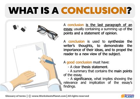 conclusion meaning in tamil with example
