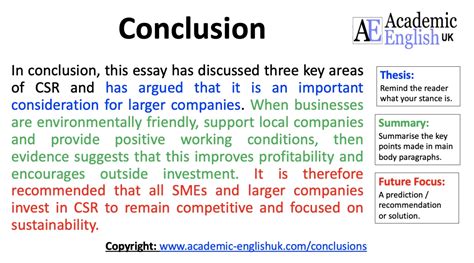 conclusion statement for presentation