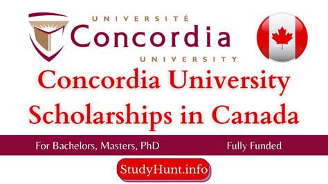 Concordia Presidential Scholarships Canada Fully funded NaijaCampusJams