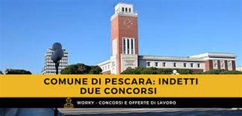 concorsi comune di pescara