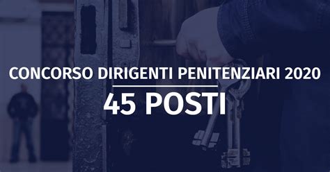 Currently - Concorso 45 Dirigenti Penitenziari