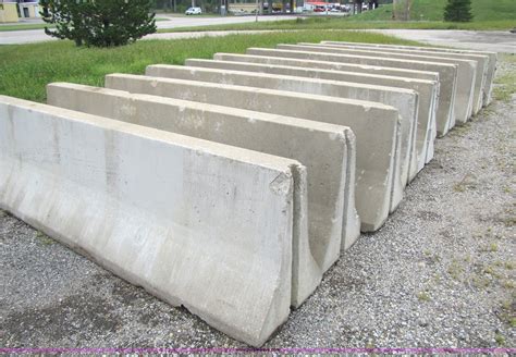 (10) Jersey concrete barriers in Lawrence, KS Item A1482 sold