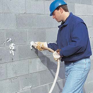 concrete block wall insulation