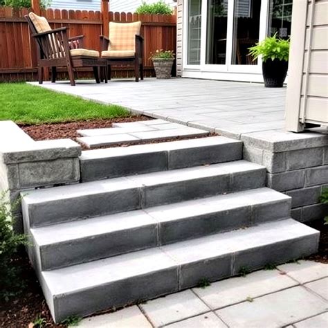 Concrete Blocks Steps