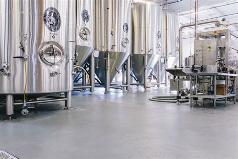 concrete brewery floor