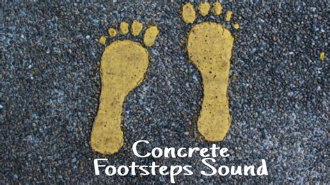 Concrete Footsteps Sound Effect