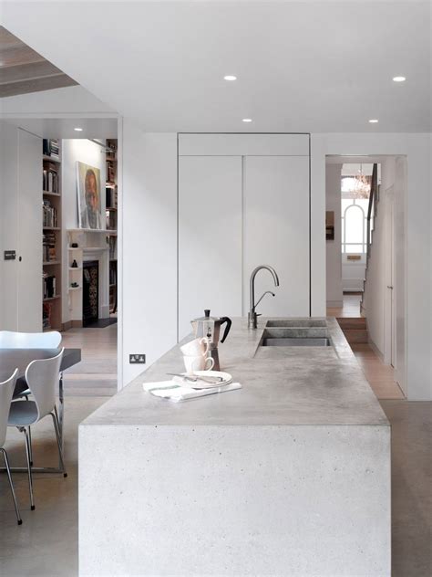 Concrete Kitchen Units Designs