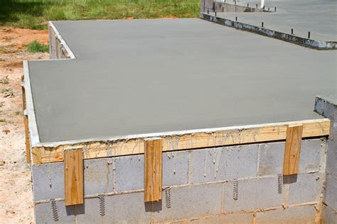 concrete slab floor