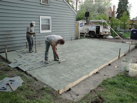 Concrete Slab For Backyard