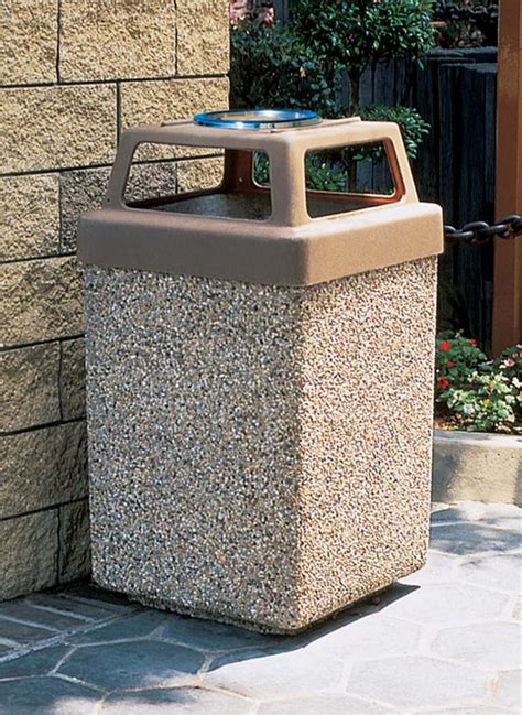 Concrete Waste Basket