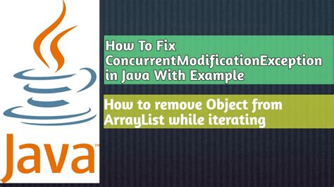 Concurrentmodificationexception Arraylist Java 8