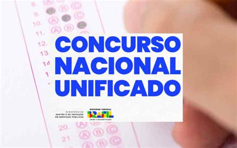 concurso nacional unificado data das provas