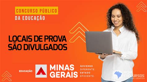 concurso see mg local de prova