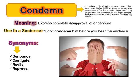 condemned meaning in nepali with example