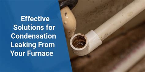 Condensation And Leaking