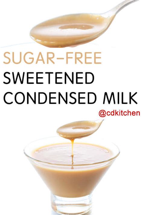 Condensed Milk Replace Sugar