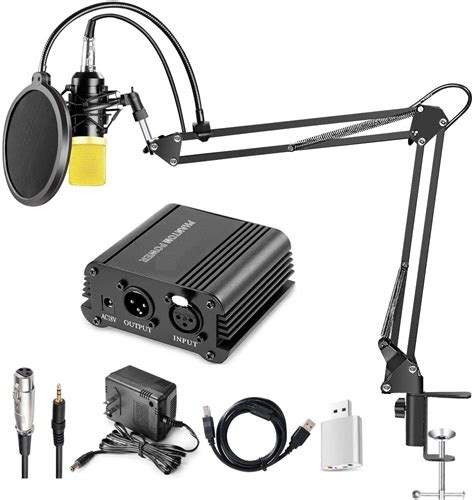 Condenser Microphone With Phantom Power